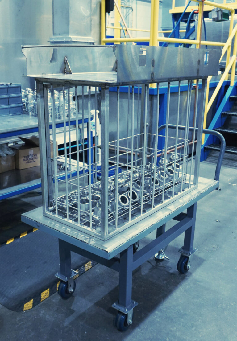 Cygnet_Tote_Washing_Mixer_Component_Cleaning_Rack